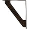 Ekena Millwork Traditional Wrought Iron Bracket, (Single center brace), Antiqued Brass 1 1/2"W x 12"D x 15"H BKTM01X12X15STRABS - alternate 6